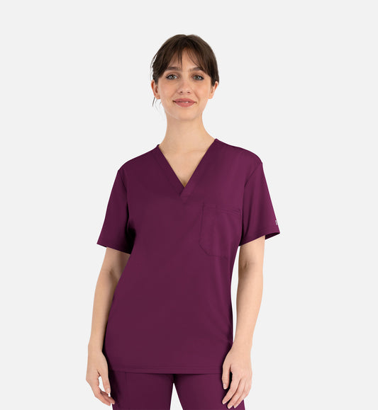 3500 Unisex Tuckable V-Neck Top