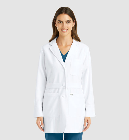 5072 Women’s Mid Length Lab Coat