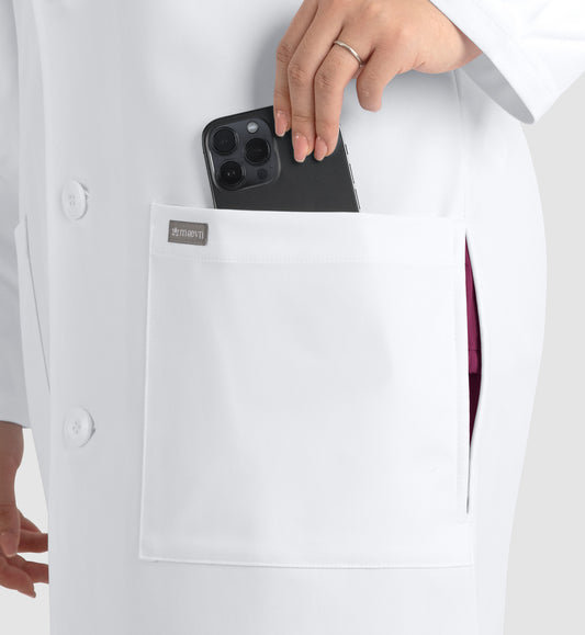7555 Unisex Full Length Lab Coat
