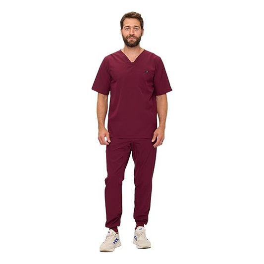 # 3500 Mens Luxe Stretch Jogger Scrub Set