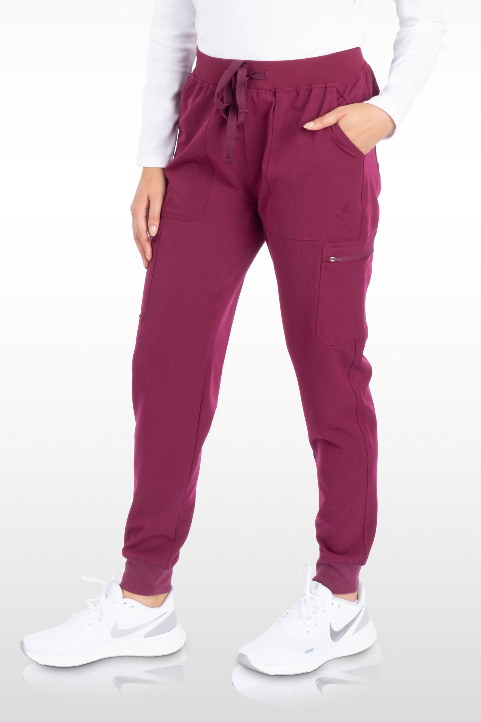 Maya Womens Yoga Jogger Pant with 6 Pockets - Long (13040L)