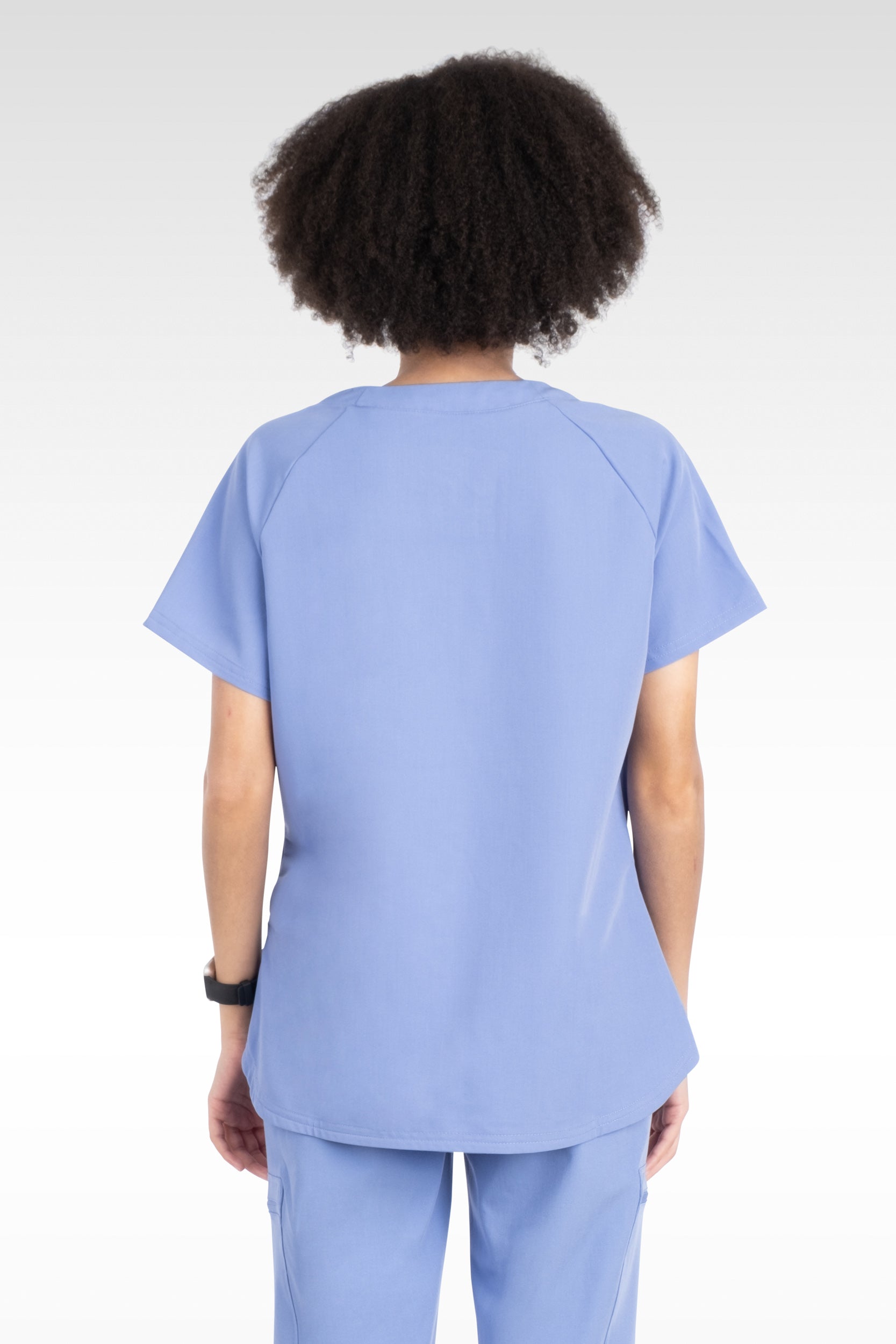 Bali Womens Sporty V-Neck Raglan Sleeve Top (14020)