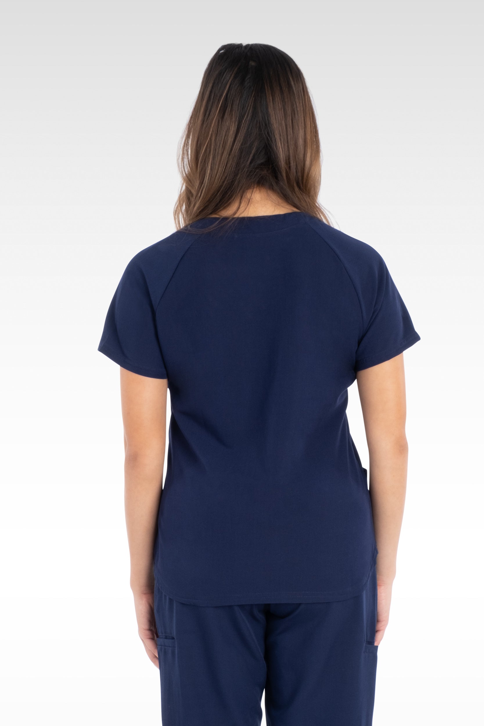 Bali Womens Sporty V-Neck Raglan Sleeve Top (14020)