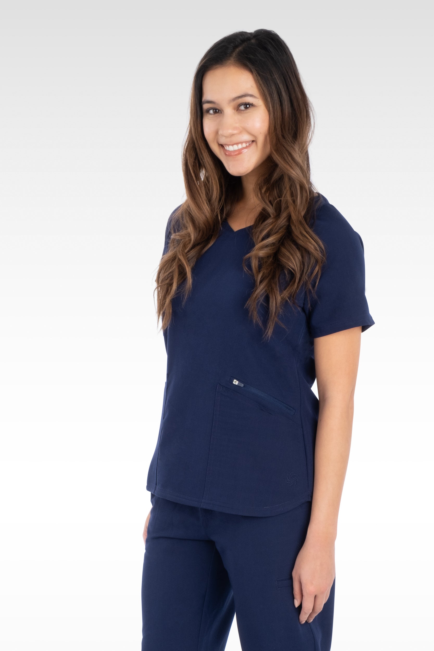 Bali Womens Sporty V-Neck Raglan Sleeve Top (14020)