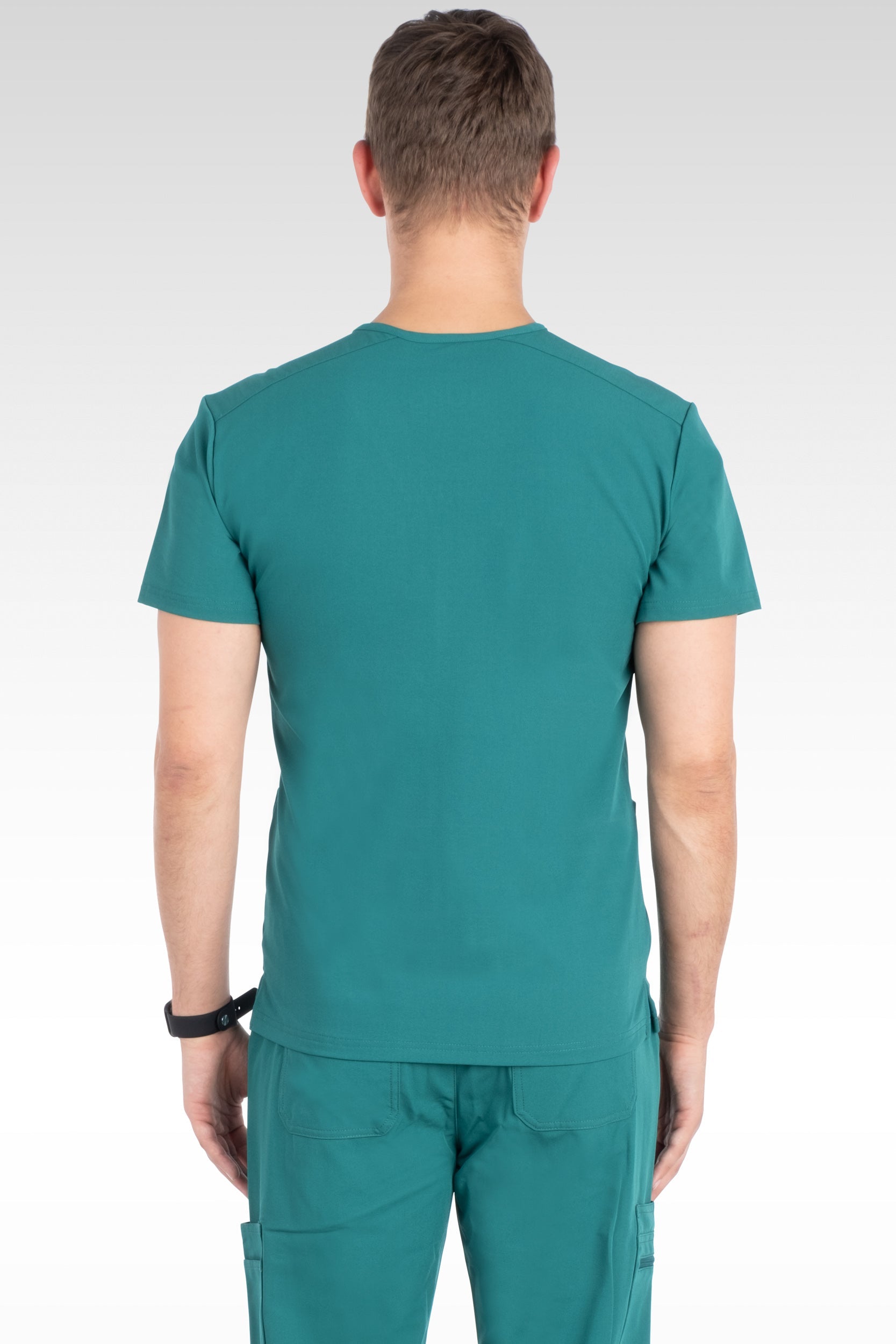 Clyde Mens V-Neck with Welt Pockets Top (15070)
