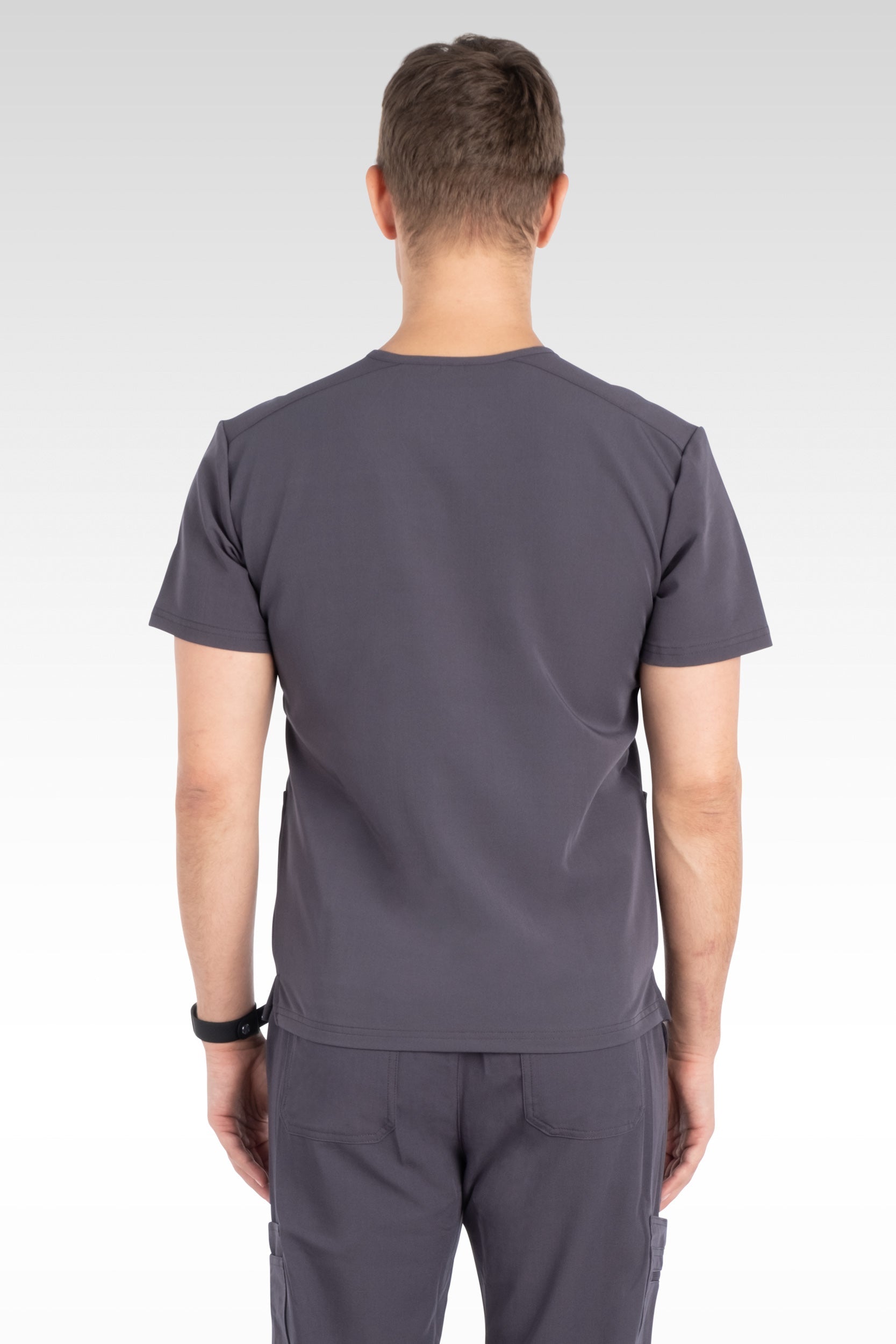 Clyde Mens V-Neck with Welt Pockets Top (15070)