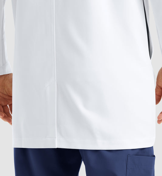 5872 Men’s Mid Length Lab Coat