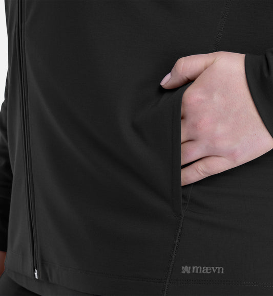 90301 Women’s Hooded Zip Front Jacket