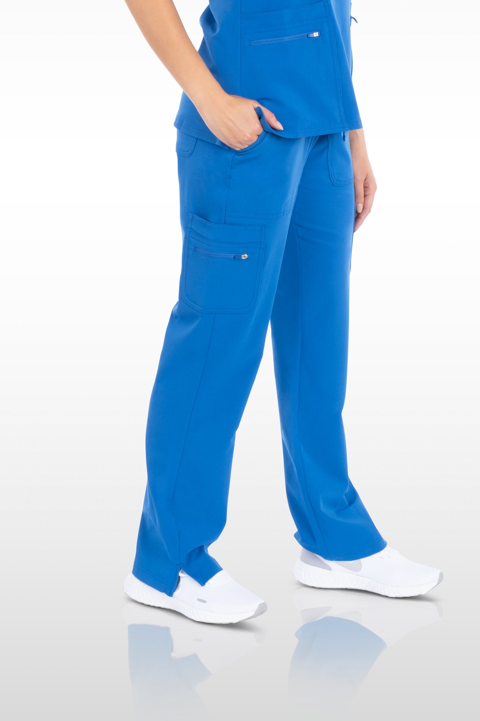 Pacific Womens Pant Yoga Pant with 9 Pockets - Petite (93002P)