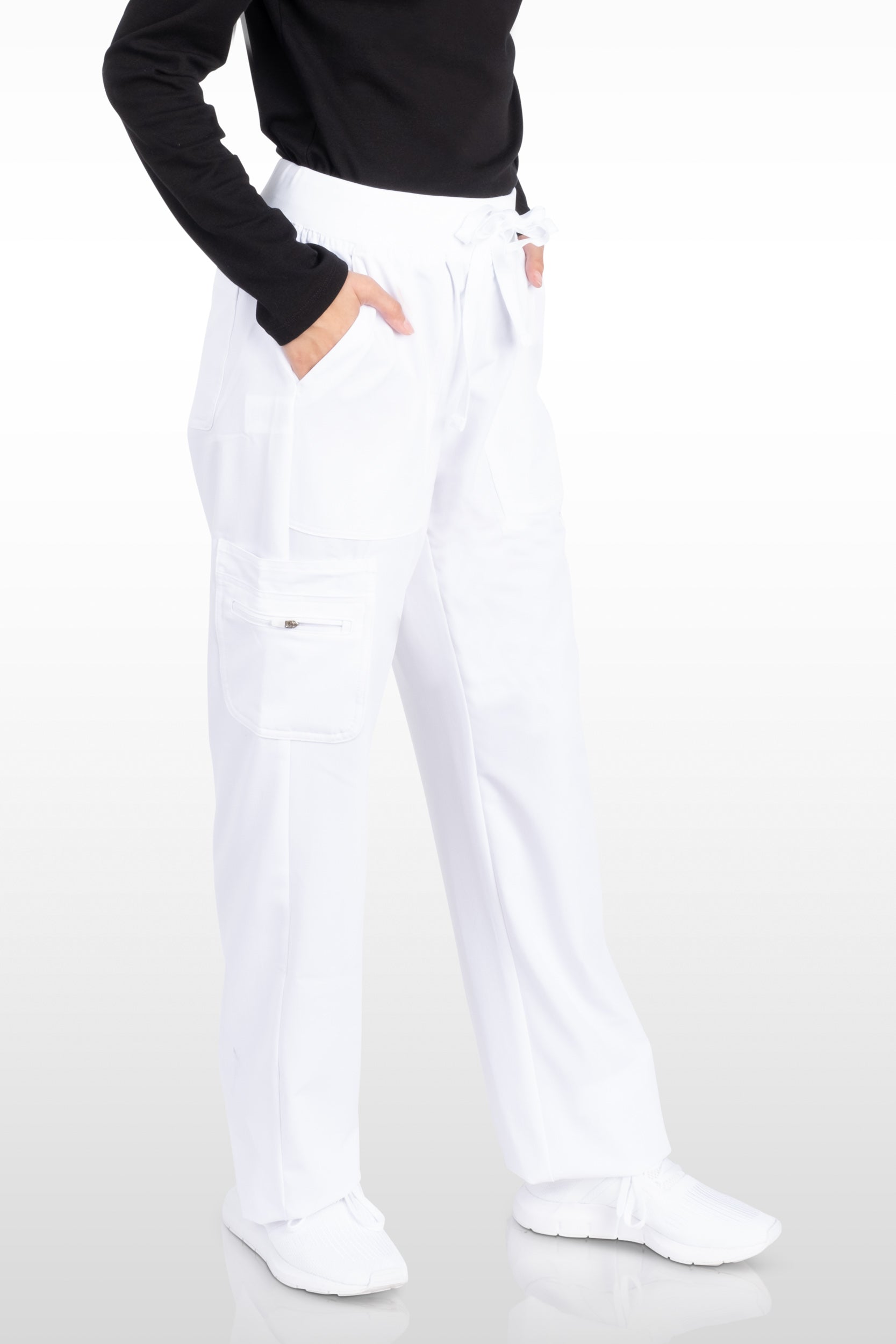 Pacific Womens Pant Yoga Pant with 9 Pockets - Petite (93002P)