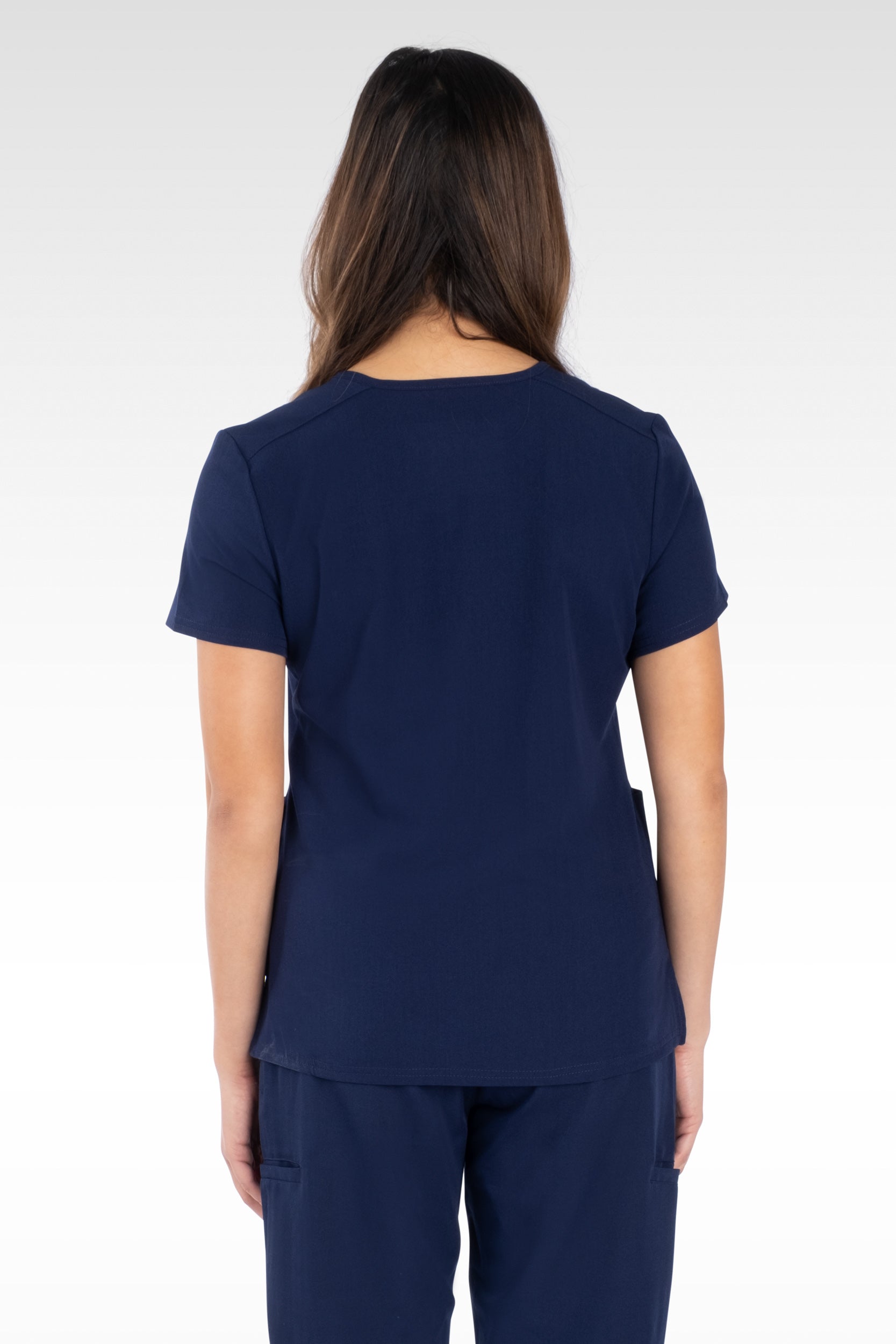 Nile Womens Top Classic V-Neck with 6 Pockets (94001)