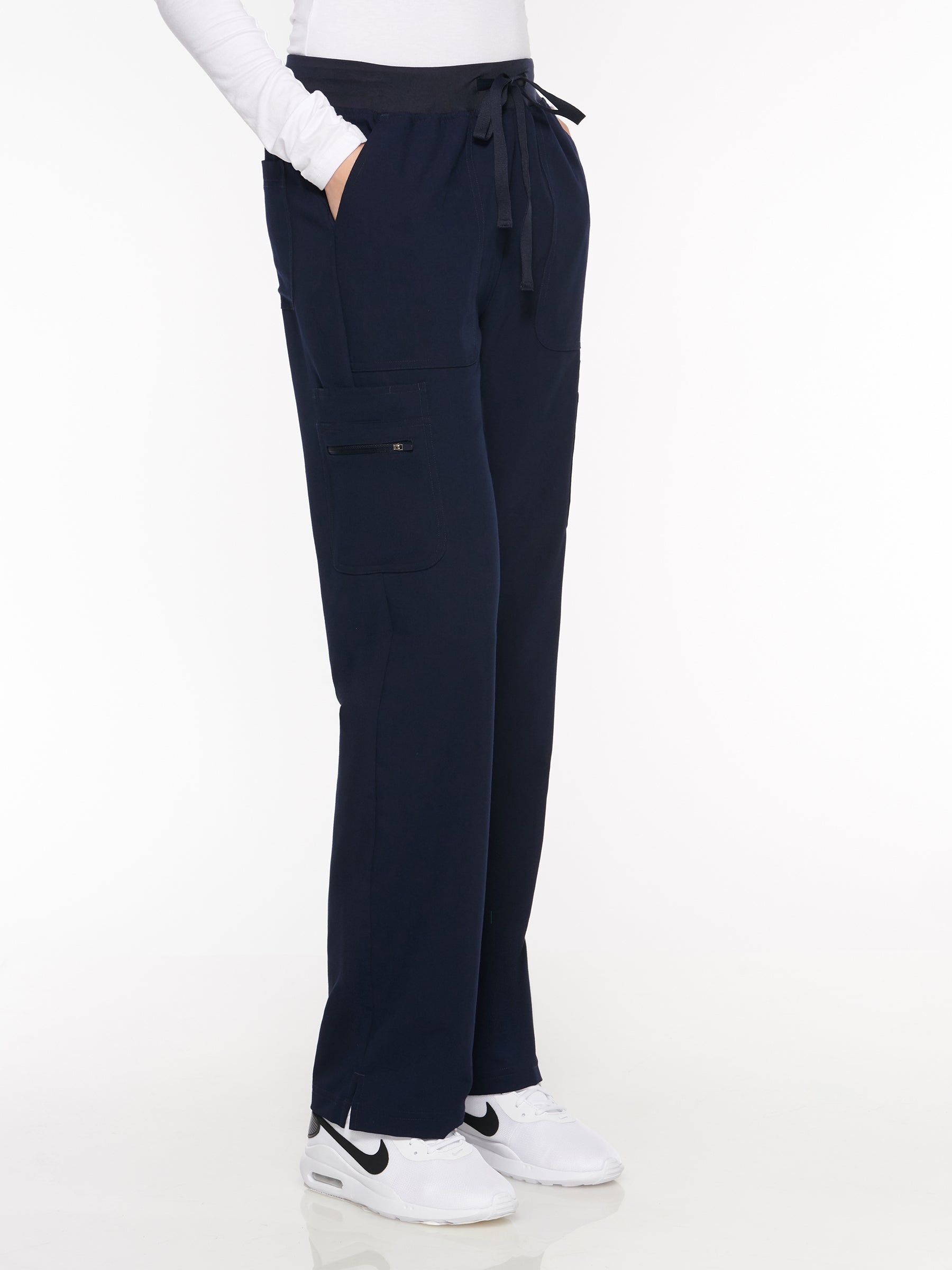 Pacific Womens Pant Yoga Pant with 9 Pockets - Petite (93002P)