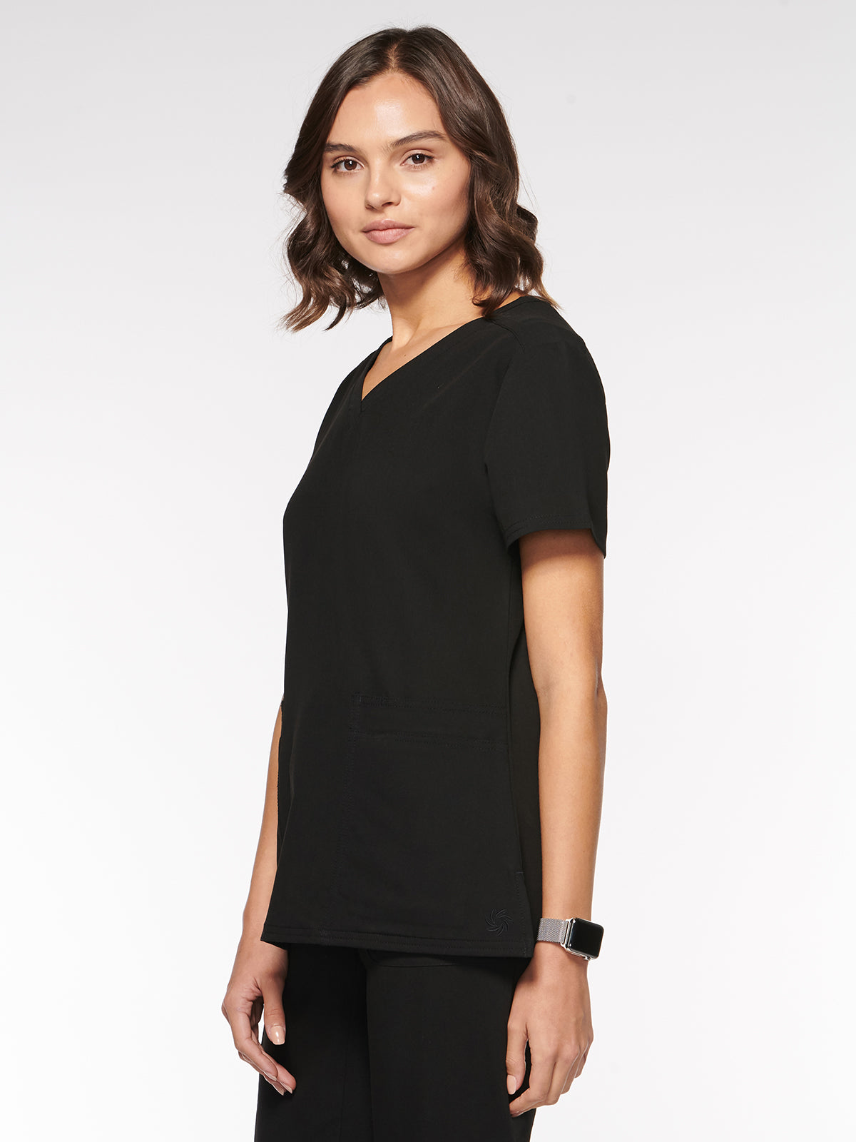 Nile Womens Top Classic V-Neck with 6 Pockets (94001)