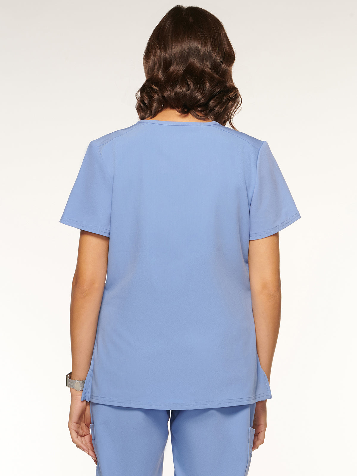 Nile Womens Top Classic V-Neck with 6 Pockets (94001)