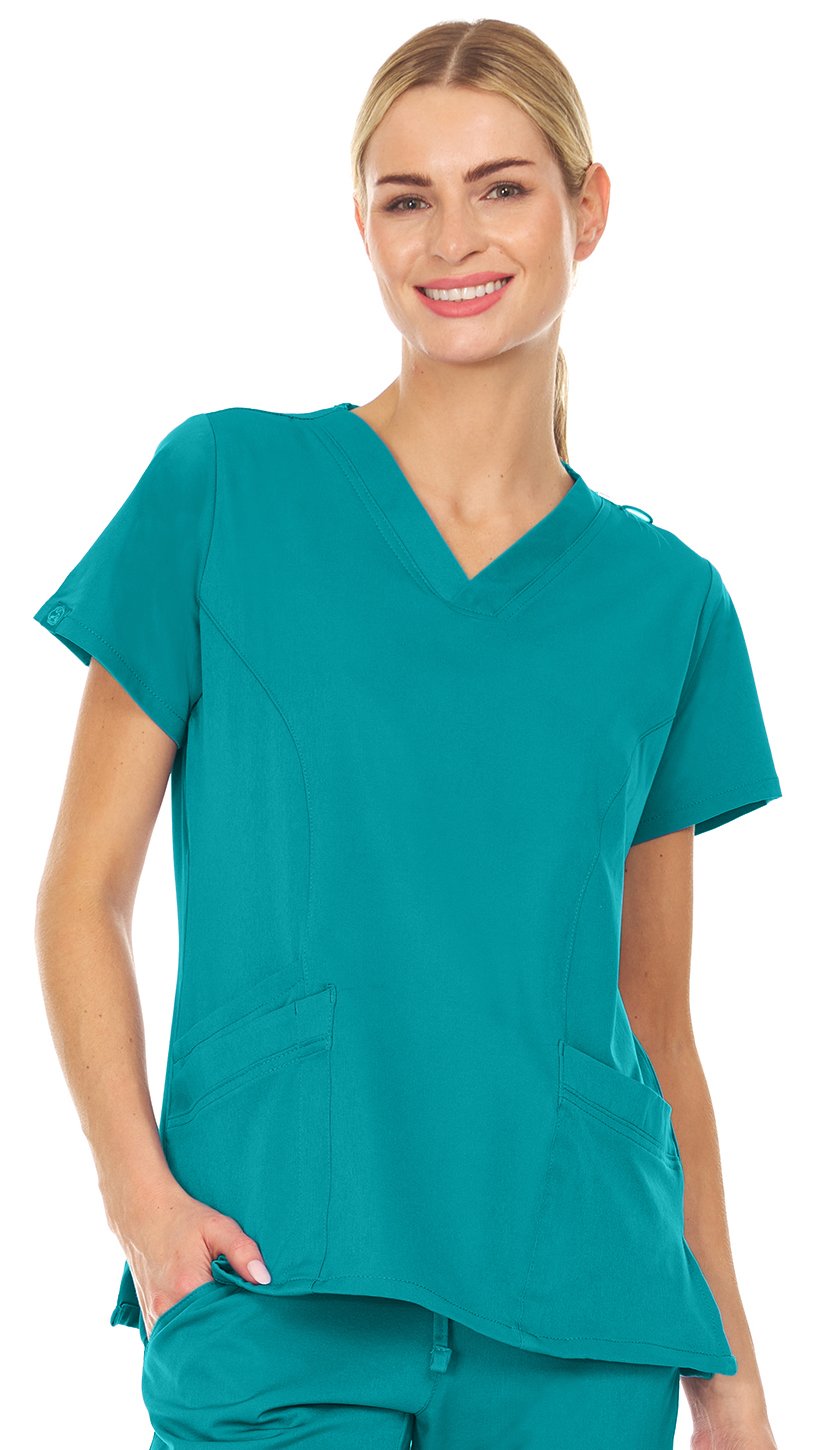 Eleanor - Mini Marilyn V-Neck Scrub Top